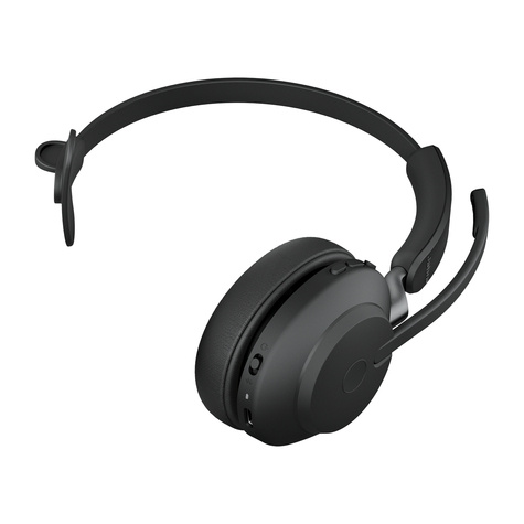 Jabra Evolve2 65 Link380a UC Mono Stand Black