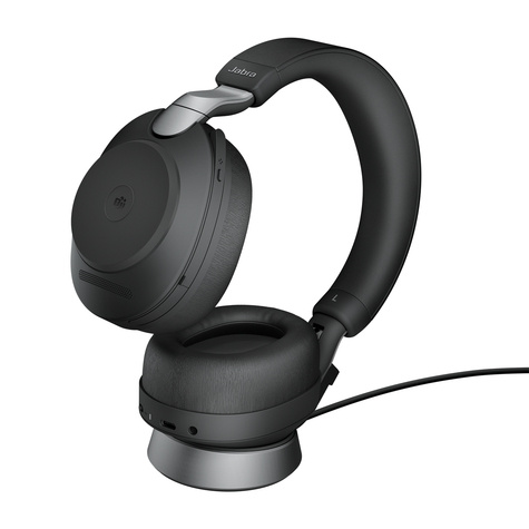 Jabra Evolve2 85 Link380c MS Stereo + Stand Black