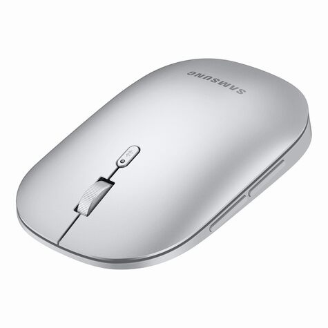 Samsung Slim EJ-M3400 - Muis - ergonomisch - 5 knoppen - draadloos - Bluetooth 5.0 - zilver