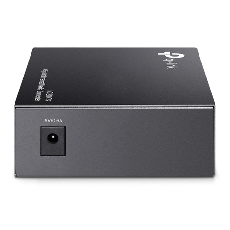 TP-Link 1 Gb RJ45 naar 1 Gb SC fiber convertor