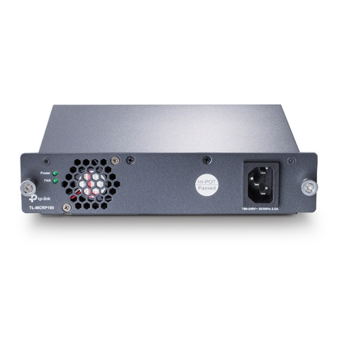 TP-Link Redundant voeding tbv TL-MC1400