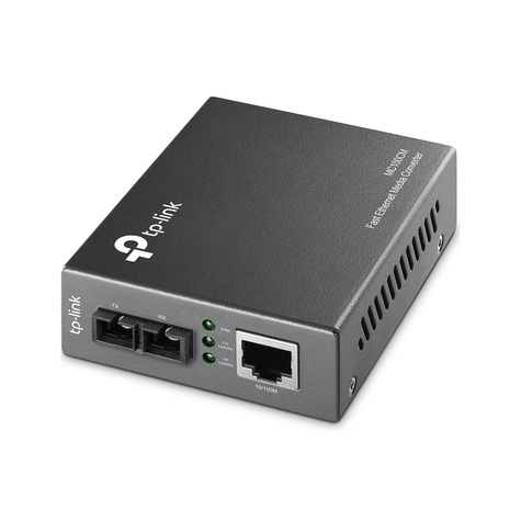 TP-Link 10/100 RJ45 naar 100Mb SC fiber convertor