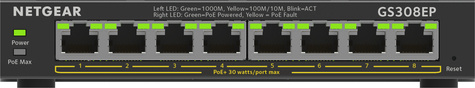 Netgear 8PT GE PLUS SWCH W/ POE+