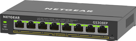 Netgear 8PT GE PLUS SWCH W/ POE+