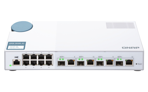QNAP Layer 2 Web Managed Switch QSW-M408-4C