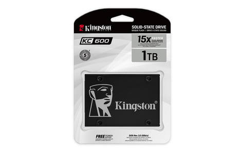 Kingston SSD   1TB Kingston 2,5" (6,4cm) SATAIII KC600 retail