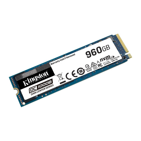 Kingston SSD 960GB Kingston 2,5" (6.4cm) NVMe    DC1000B retail