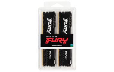 Kingston DDR4  64GB PC 3600 CL18 Kingston KIT (2x32GB) FURY Beast Bl Kit