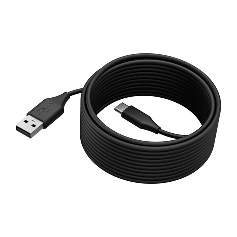 Jabra PanaCast 50 USB CABLE USB 2.0 5M, USB-C TO USB-A