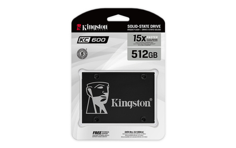 Kingston Technology KC600 2.5" 512 GB SATA III 3D TLC