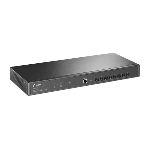 TP-Link Omada TL-SX3008F 8-Port 10GE SFP+ L2+ Managed Switch