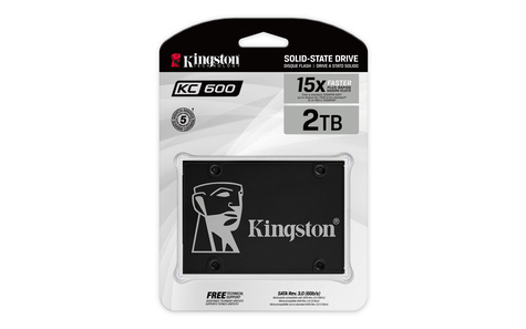 Kingston SSD   2TB Kingston 2,5" (6,4cm) SATAIII KC600 retail