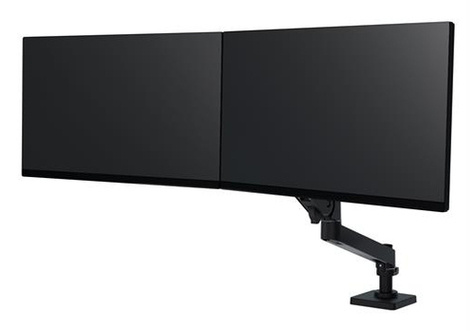 Ergotron LX Pro Series monitor mounting kit up to 27 inch Desk Black