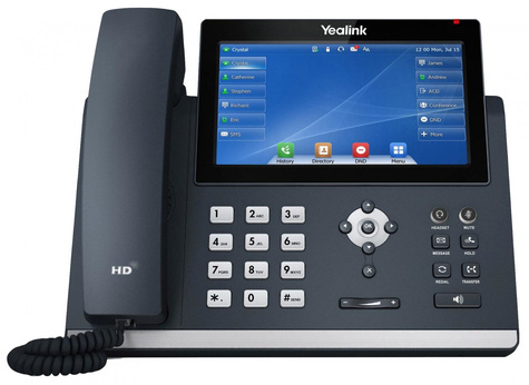 Yealink SIP-T48U VoIP telefoon (opvolger T48S) | excl. adapter | Internationale Firmware