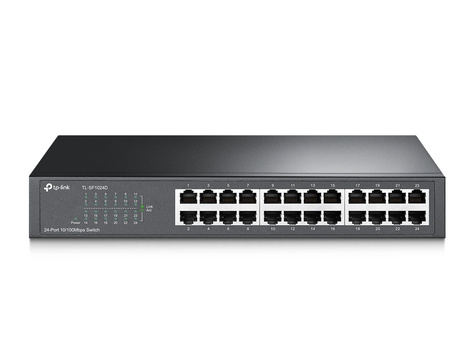 TP-Link TL-SF1024D - switch - 24 poorten