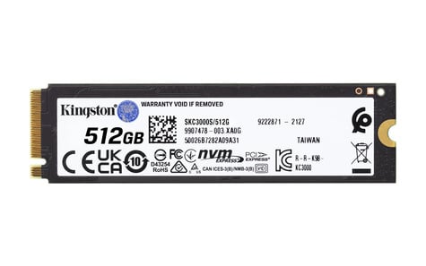 Kingston SSD  512GB Kingston M.2  PCI-E   NVMe    KC3000 retail