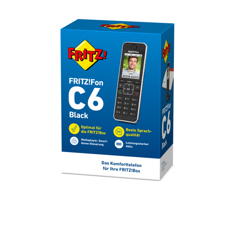 AVM FRITZ!Fon C6 zwart