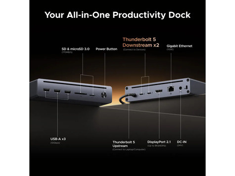 Ugreen 10-in-1 Thunderbolt 5 Docking Station EU 75795F