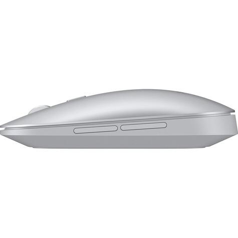 Samsung Slim EJ-M3400 - Muis - ergonomisch - 5 knoppen - draadloos - Bluetooth 5.0 - zilver
