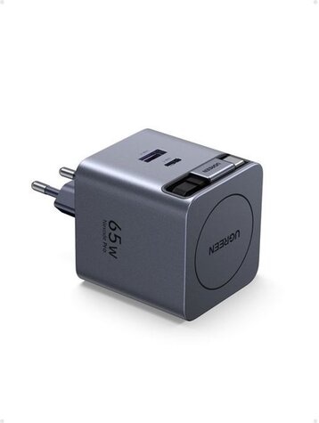 Ugreen 65W GaN Fast Charger with Retractable Cable 65825