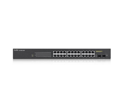 ZyXel GS1900-24HPv2 - switch - 26 poorten - intelligent - rack-uitvoering
