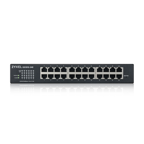ZyXel 24-Port GbE Smart Switch NebulaFlex,fanless