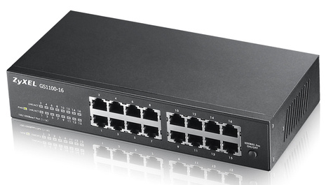 ZyXel Switch 16 Port Gigabit Unmanaged Switch GS1100-16 V3