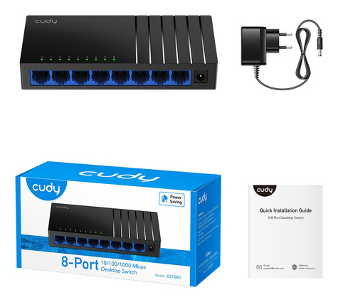 Cudy 8 Poort 1Gbit