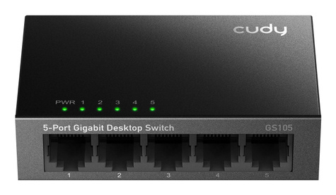 Cudy 5 Poort 1Gbit Metalen behuizing