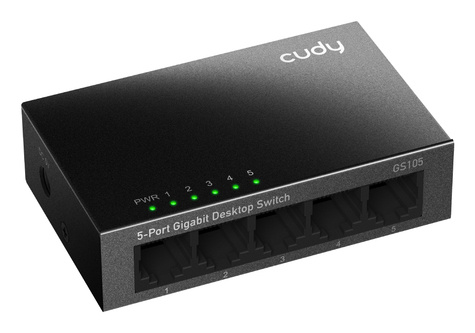 Cudy 5 Poort 1Gbit Metalen behuizing