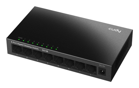 Cudy 8 Poort 1Gbit Metalen behuizing