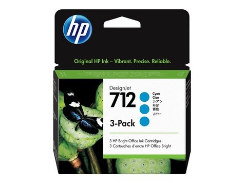 HP HP 712 3er Pack Cyan