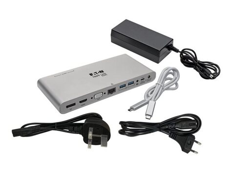 Eaton Tripplite Series USB-C Dock, Triple Display - 4K HDMI