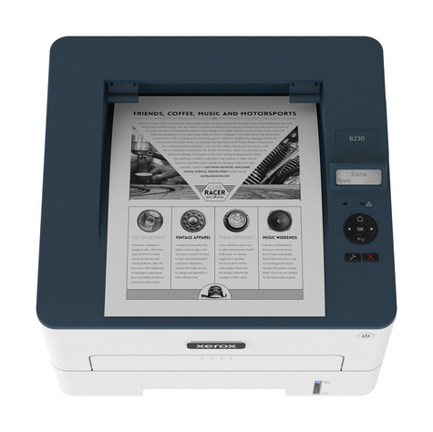 Xerox B230 - Laser Printer - Wireless - A4 - 34ppm - 2 Trays