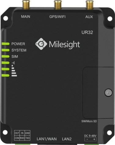 Milesight Milesight Industrial UR32 LTE-router PoE, WiFi & RS485