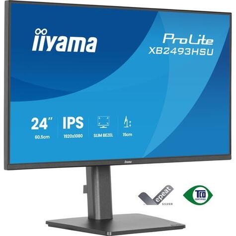 Iiyama Iiyama 24iWIDE LCD 1920 x 1080 120 Hz IPS panel LED Bl. Adaptive Sync USB-Hub(2xOut v2.0) Pivot Height Adjust.(15cm) 350 cd/m 1500:1 Static Contrast80.000.000:1 ACR Sp