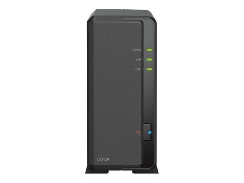 Synology Synology DS124 1Bay 4TB NAS met 1x 4TB Synology HAT3300-4T drive