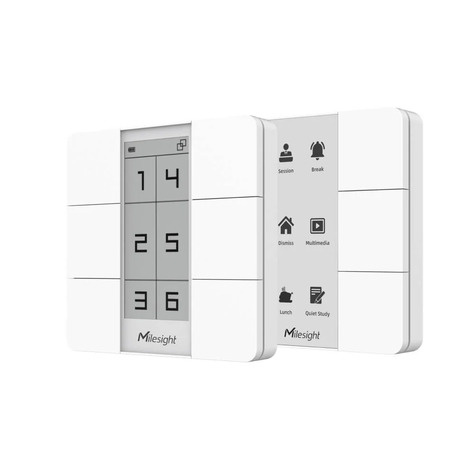 Milesight Milesight WS136 LoRaWAN Smart Scene Panel