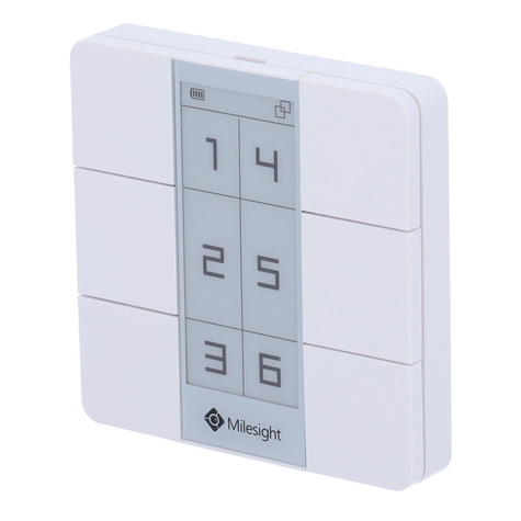 Milesight WS156 LoRaWAN E-inkt Smart Scene panel