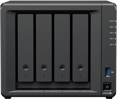 Synology DS425+ 4Bay 24TB NAS met 4x 6TB Synology Plus HDD