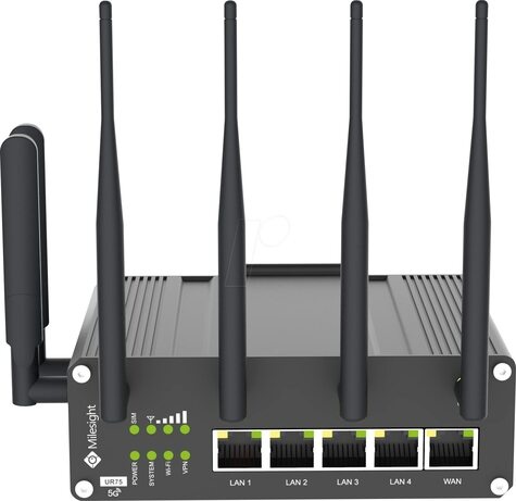 Milesight Milesight Industrial UR75 Ultra 5G-router GPS/WiFi