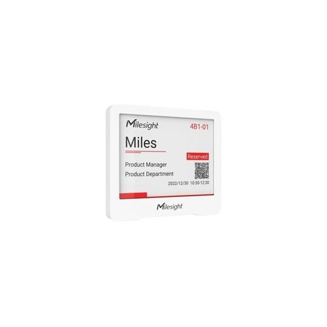 Milesight DS3604 LoRaWAN IoT E-ink Display