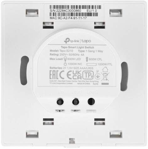 TP-Link Smart Sensor Tapo S210  Smart Light Switch
