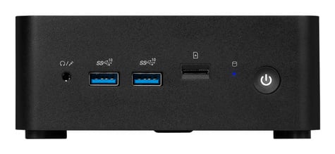 MSI Cubi NUC AI 1UMG-005EU Intel Core Ultra 7 155H 16 GB DDR5-SDRAM 1 TB SSD Windows 11 Pro Mini PC Zwart