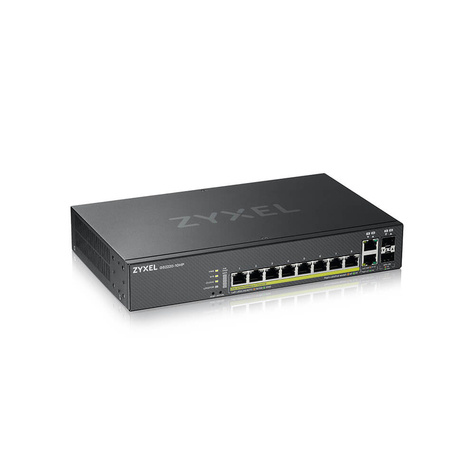 ZyXel GS2220-10HP - EU region - 8-port GbE L2PoE Switch with GbE Uplink (1 year NCC Pro pack license bundled)