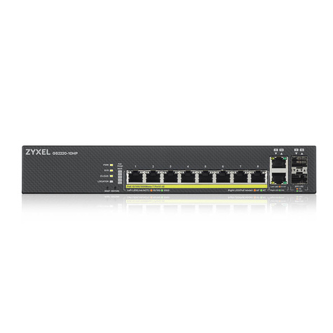 ZyXel GS2220-10HP - EU region - 8-port GbE L2PoE Switch with GbE Uplink (1 year NCC Pro pack license bundled)