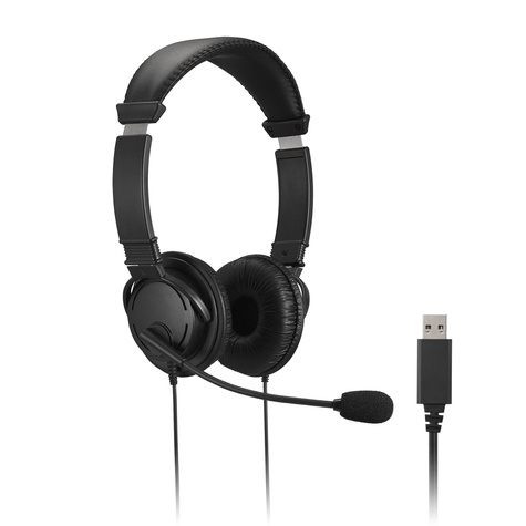 Kensington Headset Hi-Fi USB with Mic & Volume Control Button