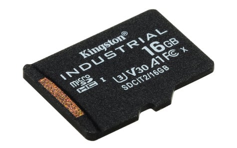 Kingston 16GB microSDHC Industrial C10 A1 pSLC Card Single Pack w/o Adapter