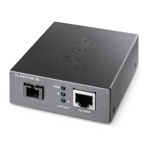 TP-Link 10/100 Mbps RJ45 to 100 Mbps Single-mode SC  WDM Bi-Directional Fiber Converter