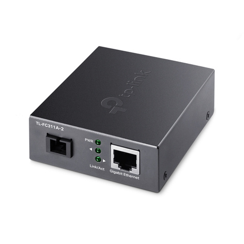 TP-Link 10/100/1000 Mbps RJ45 to 1000 Mbps Single-mode SC  WDM Bi-Directional Fiber Converter